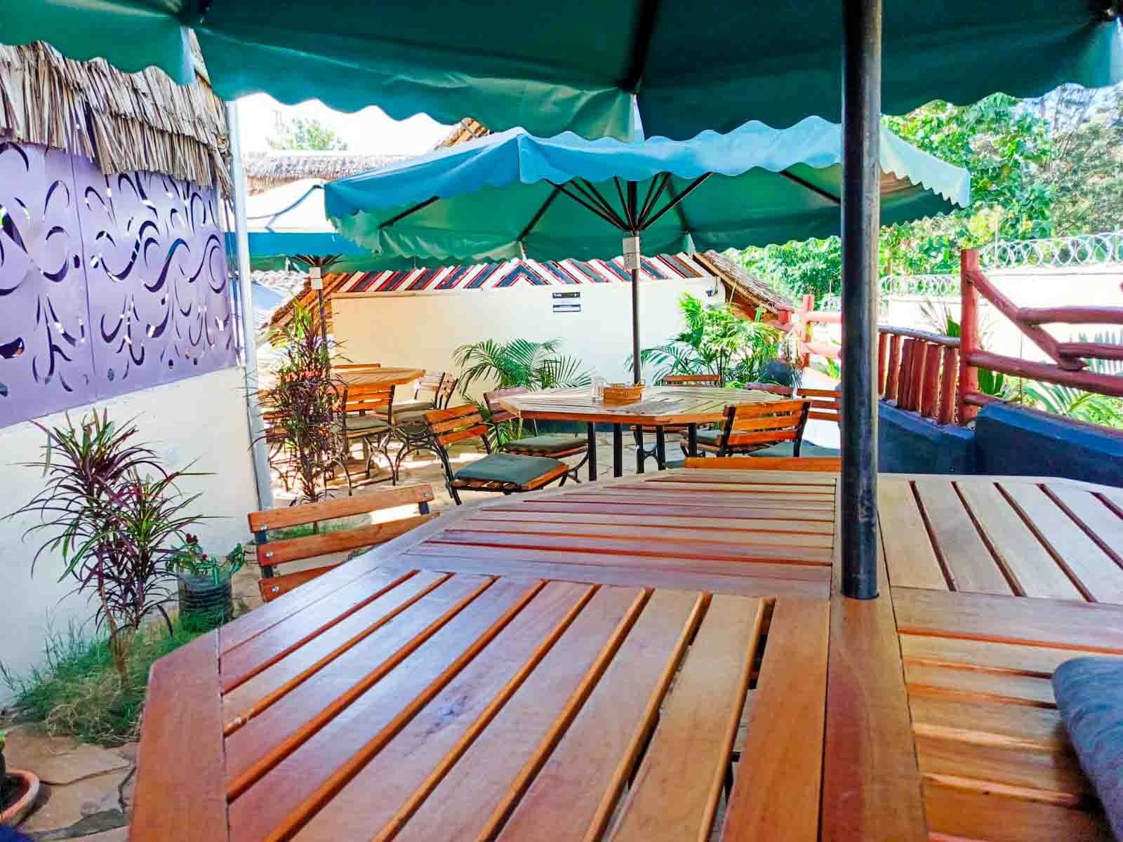 Garden patio seating